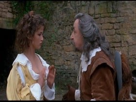 Sophie Marceau Costume , Cleavage in La Fille de d'Artagnan (1994) 17
