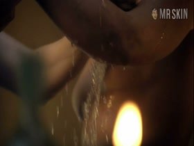 Anna Hutchinson wet , shower scene in Spartacus 1