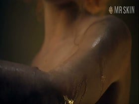 Anna Hutchinson wet , shower scene in Spartacus 14