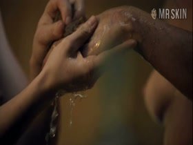 Anna Hutchinson wet , shower scene in Spartacus 7