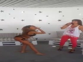 Anastasia Giousef showing some moves 10