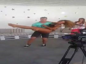 Anastasia Giousef showing some moves 3