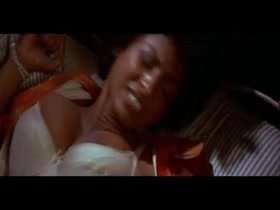 Pam Grier nude, boobs scene in Foxy Brown 1