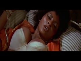 Pam Grier nude, boobs scene in Foxy Brown 4