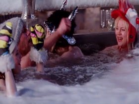 Felicity Jones nude, wet scene in Chalet Girl 5