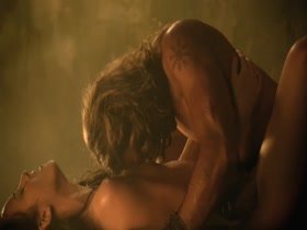 Delaney Tabron nude ,  hidden boobs scene in Spartacus: Vengeance (series) (2010) E05 14