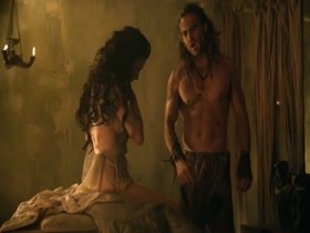 Delaney Tabron nude ,  hidden boobs scene in Spartacus: Vengeance (series) (2010) E05