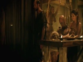 Delaney Tabron nude ,  hidden boobs scene in Spartacus: Vengeance (series) (2010) E05 3