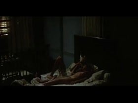 Jane March nude, bed scene in The Lover 13