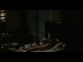 Jane March nude, bed scene in The Lover 6