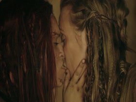 Eliza Taylor & Jessica Harmon Lesbian Sex in The 100 (No Music)