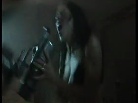 Emily Booth sex , on top scene in Evil Aliens 17