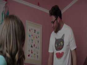 Rose Byrne Flasing , Tits in Neighbors (2014) 14