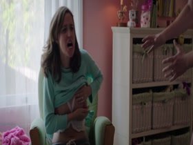 Rose Byrne Flasing , Tits in Neighbors (2014) 16
