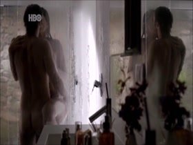 Antoniela Canto boobs , Shower in O Negocio (2013) 4