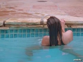 Nancy OBrien nude, pool scene in Web Of Seduction 18