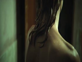Naomi Watts nude , shower scene in Sunlight Jr  1