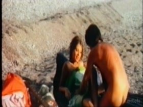 Ornella Mutiin beach , nude scene in Il Sole Nella Pelle 6