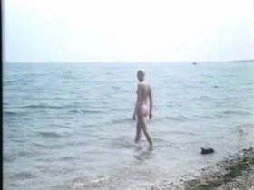 Ornella Muti nude , beach scene in La Ragazza Di Trieste 12