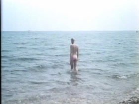 Ornella Muti nude , beach scene in La Ragazza Di Trieste 13