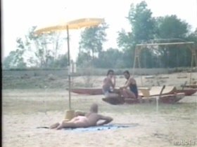 Ornella Muti nude , beach scene in La Ragazza Di Trieste 2
