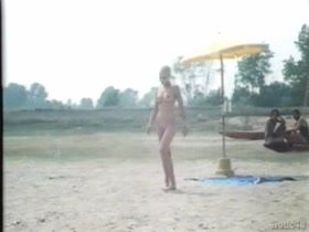 Ornella Muti nude , beach scene in La Ragazza Di Trieste 4