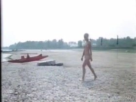 Ornella Muti nude , beach scene in La Ragazza Di Trieste 8