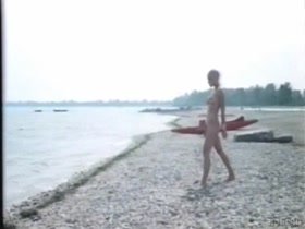 Ornella Muti nude , beach scene in La Ragazza Di Trieste 9