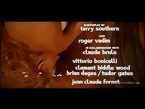 Jane Fonda Sensual , boobs scene in Barbarella (1968) 16