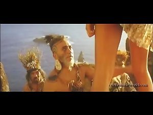Sandrine Holt Costume , boobs scene in Rapa Nui (1994) 12