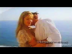 Griffin Drew kising , fake boobs scene in Friend of the Family (1995) 2