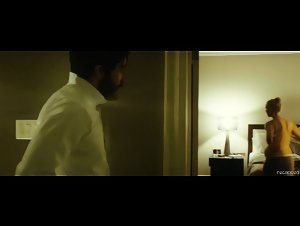 Sarah Gadon nude, side boobs scene in Enemy (2013) 1
