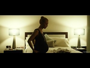 Sarah Gadon nude, side boobs scene in Enemy (2013) 15