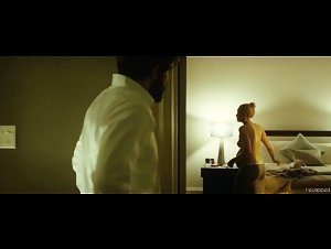 Sarah Gadon nude, side boobs scene in Enemy (2013) 3