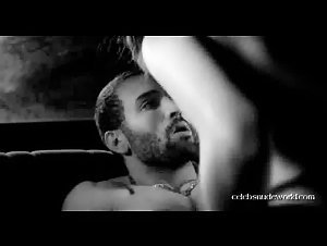 Bo Maerten nude, car sex scene in Wolf (2013) 6