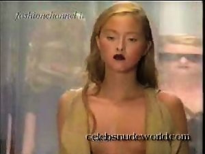 Devon Aoki nipslip scene in Catwalk (2002) 20