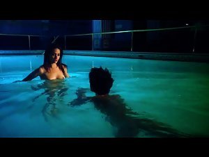 Emmy Rossum pool , nude scene in Shameless (2011) 10