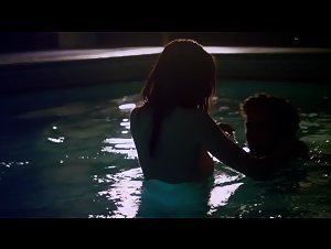 Emmy Rossum pool , nude scene in Shameless (2011) 11