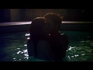 Emmy Rossum pool , nude scene in Shameless (2011) 13