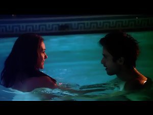 Emmy Rossum pool , nude scene in Shameless (2011) 19
