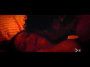 Emmy Rossum bed , small boobs scene in Shameless (2011) 8