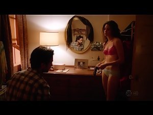 Emmy Rossum bra, boobs scene in Shameless (2011) 10