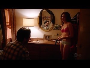 Emmy Rossum bra, boobs scene in Shameless (2011) 12
