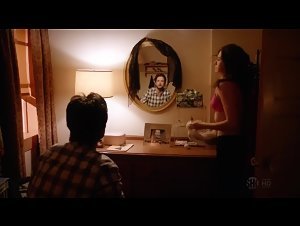 Emmy Rossum bra, boobs scene in Shameless (2011) 3