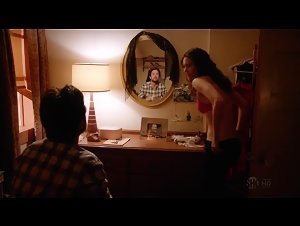 Emmy Rossum bra, boobs scene in Shameless (2011) 6