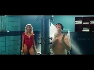 Kelly Rohrbach cleavage , hot scene in Baywatch 1
