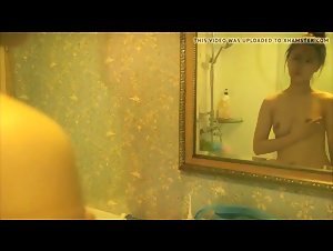 Hong Sae Hee nude , boobs scene in Shower 5