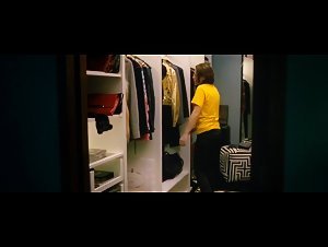 Kristen Stewart bra , changing scene in Personal Shopper (2016) 1