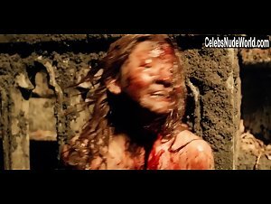 Jade Croot blood, nude scene in The Witcher 18