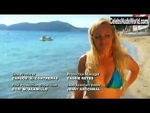 Bridget Marquardt Topless , Blonde scene in Bridget's Sexiest Beaches (2009) 1